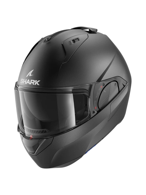 Shark Evo ES Blank Mat Gun Metal Mat A06 Systeemhelm 5 Shark Evo ES Blank Mat Gun Metal Mat A06 Systeemhelm - Afbeelding 3