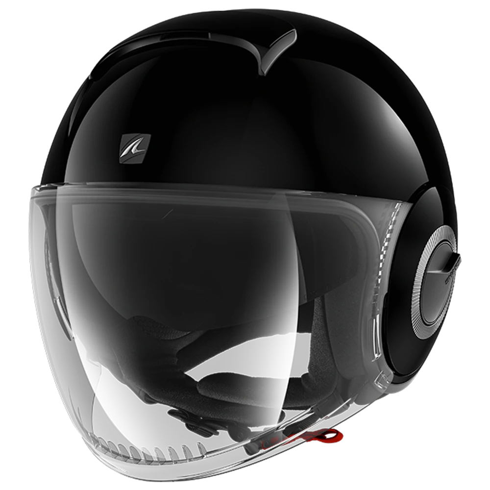 Shark Nano Blank BLK Zwart Jethelm 3 Shark Nano Blank BLK Zwart Jethelm