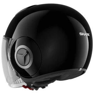 Shark Nano Blank BLK Zwart Jethelm 4 Shark Nano Blank BLK Zwart Jethelm - Afbeelding 2