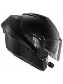 Shark Pack Evo GT N-Com B802 Blank Mat Zwart Mat KMA Systeemhelm -Shark Winkel shark pack evo gt n com b802 blank mat black mat kma 5