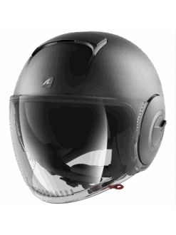 Shark Shark Nano Blank Mat Gun Metaal A06 Jethelm