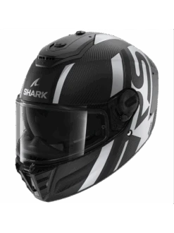 Shark Spartan RS Carbon Shawn Mat Carbon Zwart Zilver DKS Integraalhelm -Shark Winkel shark spartan rs carbon shawn mat carbon black silver dks 1