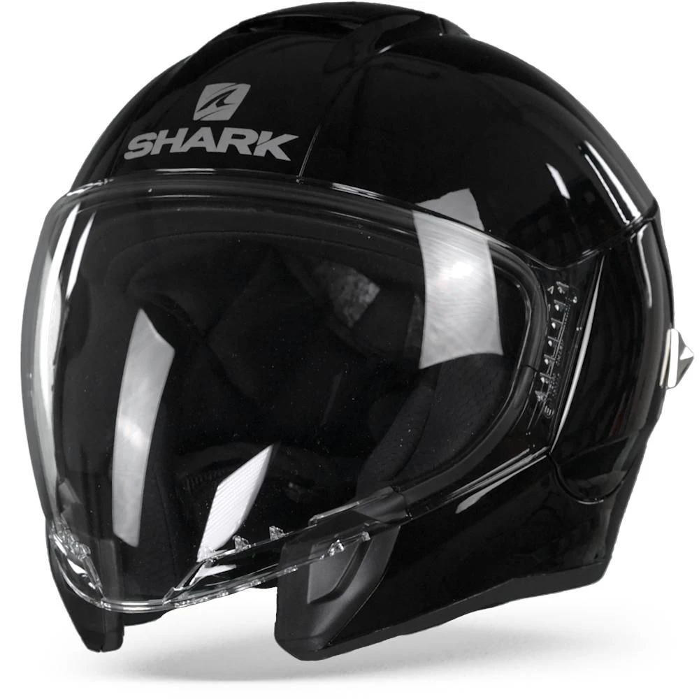Shark Citycruiser BLK Blank Zwart Jethelm 3 Shark Citycruiser BLK Blank Zwart Jethelm