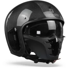 Shark S-Drak 2 Carbon Skin DKS Carbon Zilver Zwart Jethelm -Shark Winkel sharks drakcarbonskincarbonzilverzwart.33 1