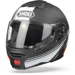 Shoei Neotec II Separator TC-5 Mat Zwart Wit Rood Systeemhelm -Shark Winkel shoeineotec2separatortc 5blackwhitered frontpage