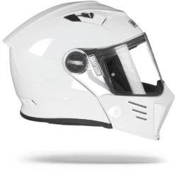 Simpson Darksome Solid Wit Systeemhelm -Shark Winkel simpson darksome white.29 1