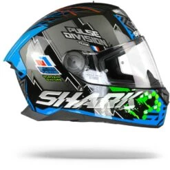 Shark Skwal 2 Noxxys Zwart Blauw Zilver KBS Integraalhelm -Shark Winkel skywall 2 2 noxxys kbg black blue green.29 1