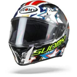 Suomy Speedstar Iwantu Wit Blauw Rood Integraalhelm