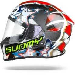 Suomy Speedstar Iwantu Wit Blauw Rood Integraalhelm -Shark Winkel suomy speedstar iwantu.10 1